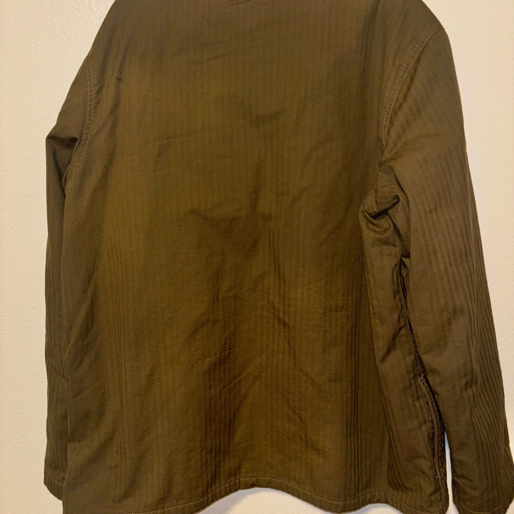 Wallace & Barnes Herringbone Fleece Lined Shirt Jacket Size XL - Picture 9 of 9